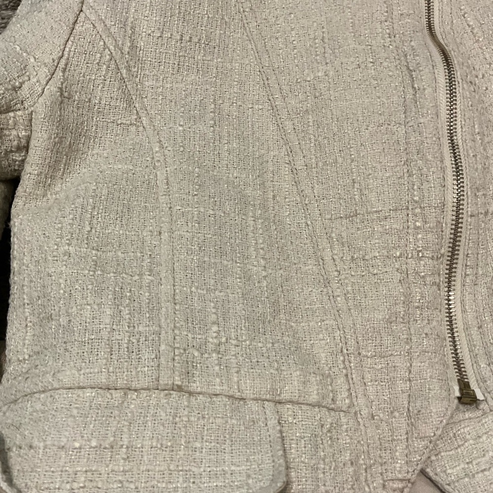 Mossimo Tweed textured moto jacket. Size Medium - Picture 5 of 5